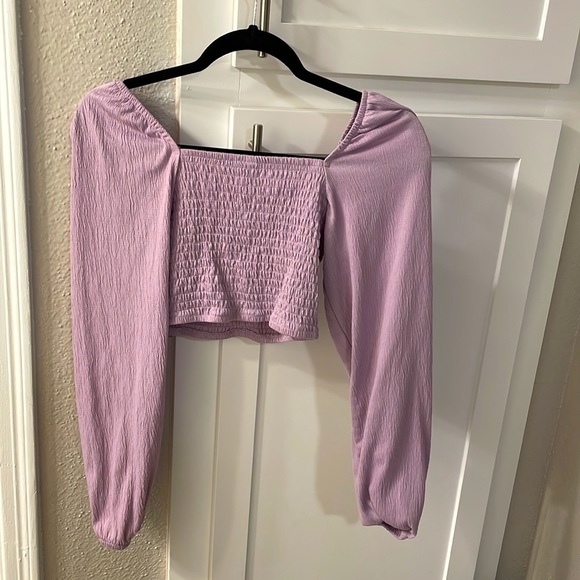 Purple crop top | H&M - Picture 2 of 3